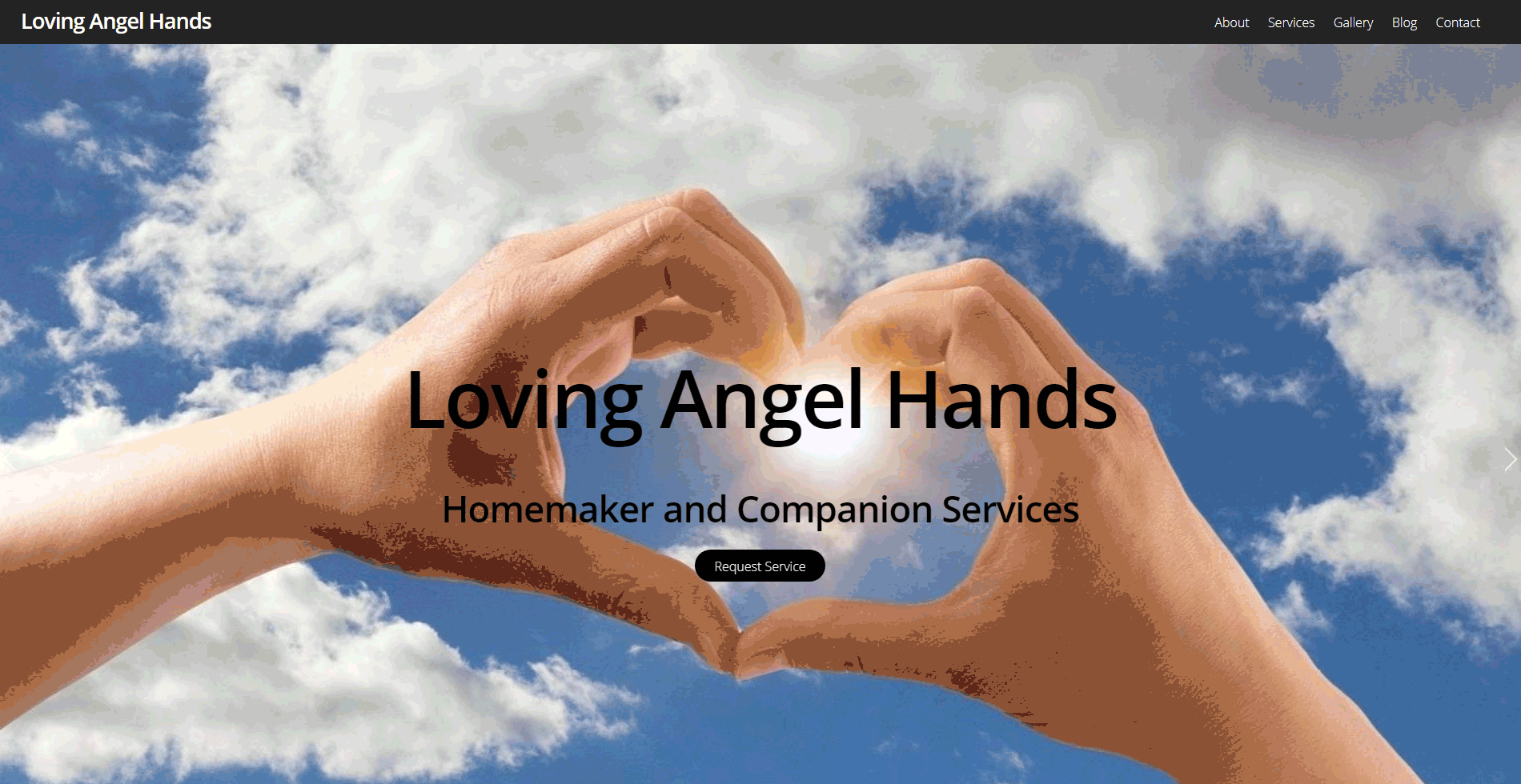 loving angel hands